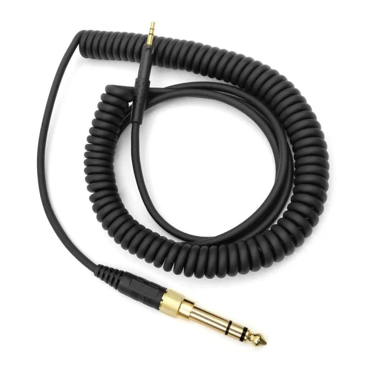 2,5-mm- auf 3,5+6,35-mm-Klinken-Spiralkopfhörerkabel für Sennheiser HD6 / HD8 / HD7 / HD598, ZS0229