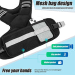 Fitness Verstellbare Gewichte Reflektierende Sportwesten, 5 KG