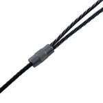 Kopfhörer-Audiokabel für Sennheiser HD414 / HD650 / HD600 / HD580 / HD660S, 2m, 1,2m
