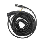 6,35-mm-Klinkenstecker-Kopfhörerkabel für AKG Q701 Q702 K712 K240, 1,5–4,5 m Spiralkabel, 3 m gerades Kabel