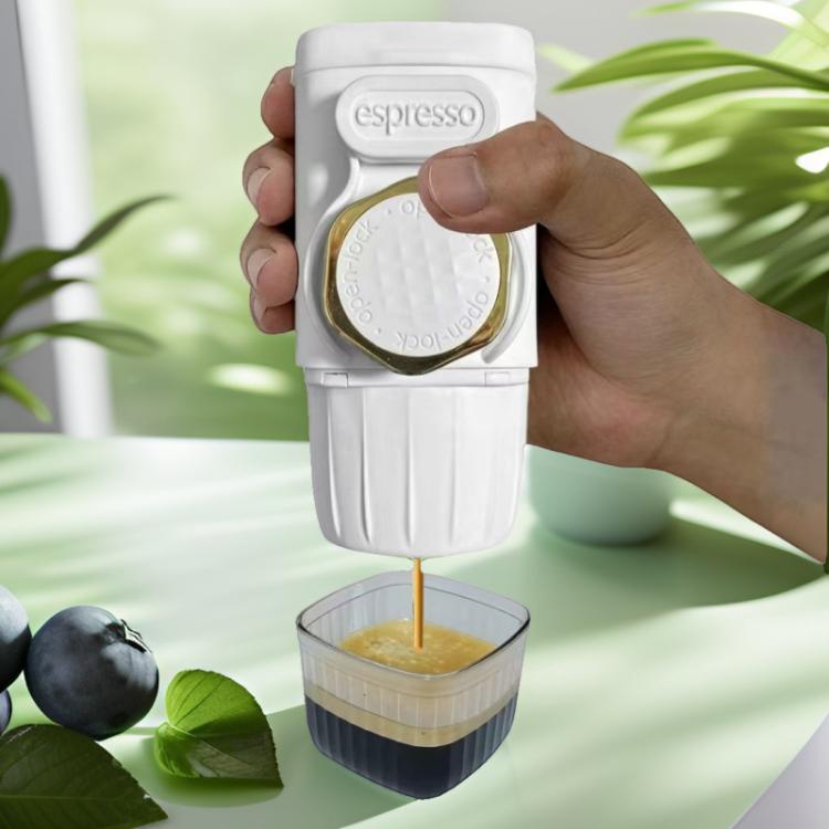Tragbare Handpresse Kaffeemaschine für Zuhause und Reisen Presskaffeemaschine