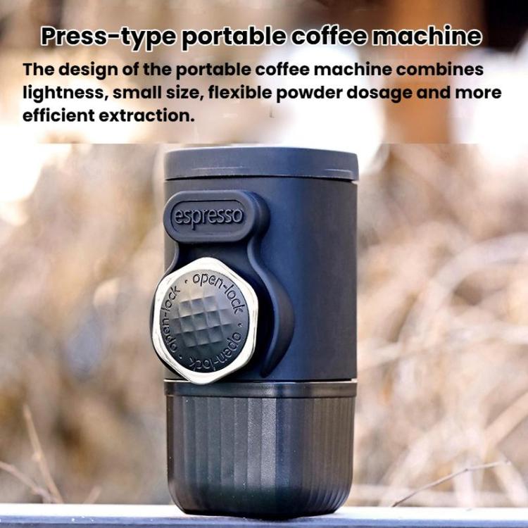 Tragbare Handpresse Kaffeemaschine für Zuhause und Reisen Presskaffeemaschine