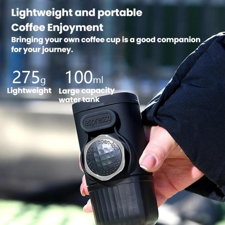 Tragbare Handpresse Kaffeemaschine für Zuhause und Reisen Presskaffeemaschine