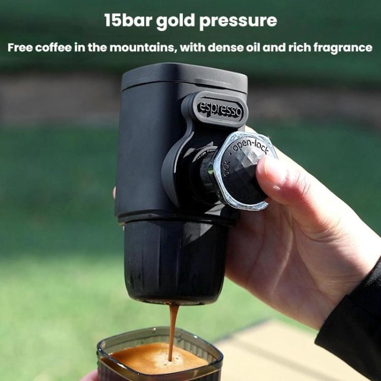Tragbare Handpresse Kaffeemaschine für Zuhause und Reisen Presskaffeemaschine