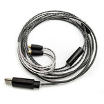 1,2m Type-C auf MMCX Schnittstelle Kopfhörerkabel für Shure SE215 / SE315 / SE425 / SE535 / SE846, Inline-Steuerung, Standard