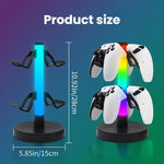 KBB-81 RGB-Gaming-Controller-Kopfhörerständer Umgebungslichtständer, Kabelsteuerung, Kabelsteuerung+Fernbedienung, Kabelsteuerung+Fernbedienung+Bluetooth-App