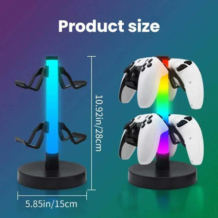 KBB-81 RGB-Gaming-Controller-Kopfhörerständer Umgebungslichtständer, Kabelsteuerung, Kabelsteuerung+Fernbedienung, Kabelsteuerung+Fernbedienung+Bluetooth-App