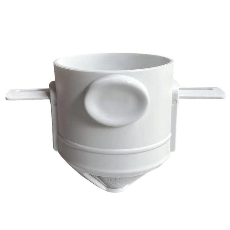 Tragbarer papierloser Kaffeefilterbecher Kaffeetropf-Filterkegel, Weiß, Schwarz, Schwarz mit Basis, Weiß mit Basis