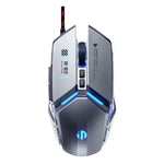 Inphic W-02 USB Kabelgebundene Gaming-Maus Makroprogrammierbare Beleuchtete Computermaus