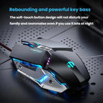 Inphic W-02 USB Kabelgebundene Gaming-Maus Makroprogrammierbare Beleuchtete Computermaus