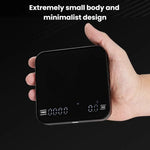 CAFE RHYME 311 Intelligente elektronische Waage für Pour-Over-Kaffee Mini Multifunktionale Küchenwaage mit Timer