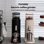 Elektrische Kaffeemühle Kleine Kaffeemaschine mit einstellbarer Mahlgröße