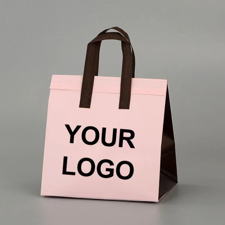 Aluminiumfolie Thermo-Liefertasche, 50 Beutel pro Packung, Größe: 21x26x11cm, Klein 21x26x11cm, Mittel 24x24x15cm, Groß 26x26x17cm, Extra Groß 30x30x20cm