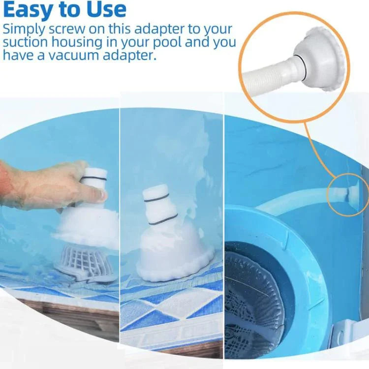 Vakuumadapter für RP/RX Skimmer mit Schwimmkörper
