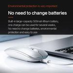 Inphic M1 PRO Kabellose Bluetooth Tri-Mode Wiederaufladbare Leise Maus mit Batteriestandsanzeige