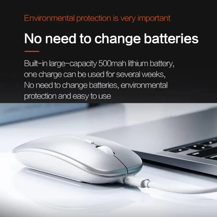Inphic M1 PRO Kabellose Bluetooth Tri-Mode Wiederaufladbare Leise Maus mit Batteriestandsanzeige