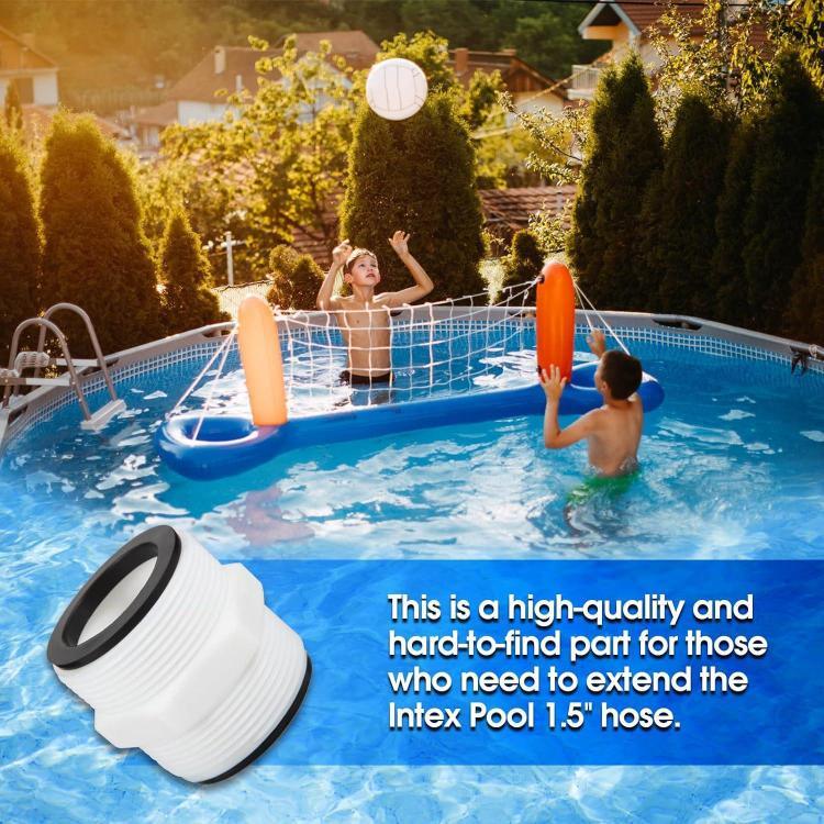 1,5 Zoll Poolschlauch 2-Wege-Anschluss für Intex, Coleman, Hayward