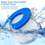 Poolreiniger Filter Ersatzkartusche für Bestway, Lay-Z-Spa, Coleman, SaluSpa und Intex, VI Kartusche