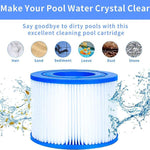 Poolreiniger Filter Ersatzkartusche für Bestway, Lay-Z-Spa, Coleman, SaluSpa und Intex, VI Kartusche