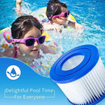 Poolreiniger Filter Ersatzkartusche für Bestway, Lay-Z-Spa, Coleman, SaluSpa und Intex, VI Kartusche