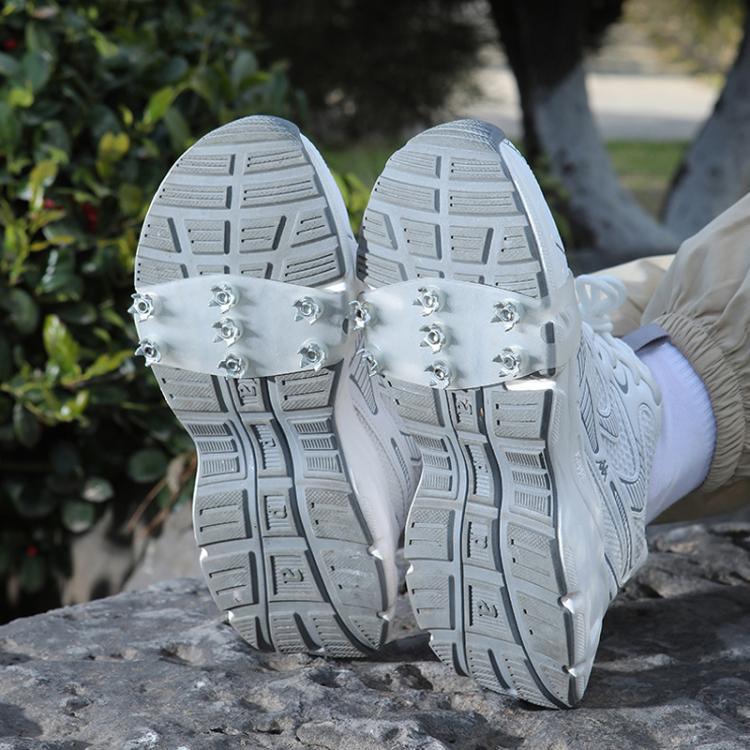 AOTU AT8614 1 Paar Outdoor 7-Zacken-Krallen Anti-Rutsch-Schuhüberzug Bergsteigen Eis-Anti-Rutsch-Spikes