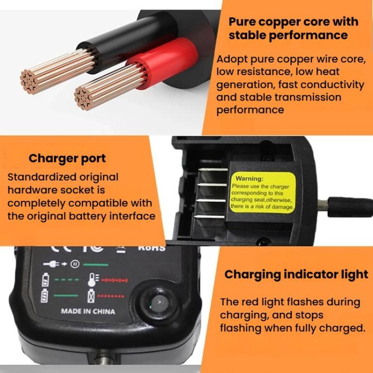 Für Black&Decker 12-18V LCS1620 Lithium-Akku-Ladegerät, US Stecker, EU Stecker, UK Stecker