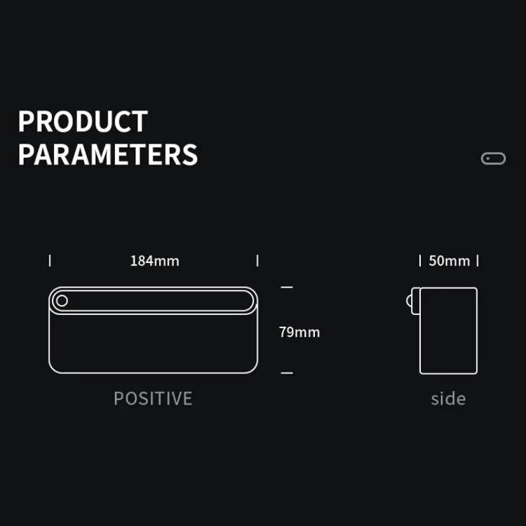 Intelligenter UV-Zahnbürstensterilisator und -trockner mit Bewegungssensor, Zeitanzeige, USB-C-Schnellladung, bohrfreier Wandhalterung