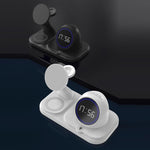 6-in-1 Desktop magnetische kabellose Ladenuhr Countdown RGB Bluetooth-Lautsprecher