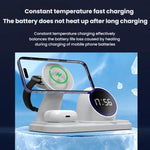 6-in-1 Desktop magnetische kabellose Ladenuhr Countdown RGB Bluetooth-Lautsprecher