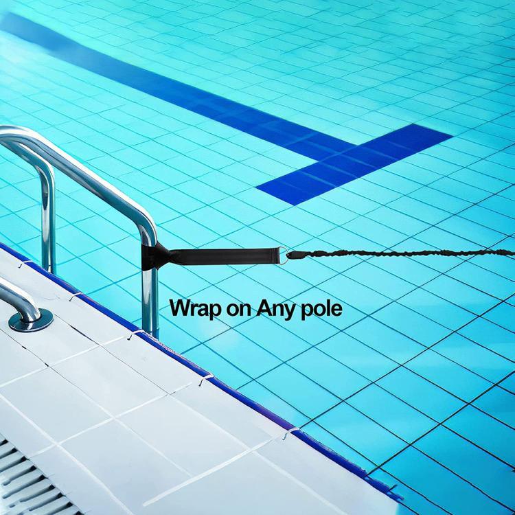 Schwimm-Kraftblock-Trainingsgurt und Elastikseil-Set