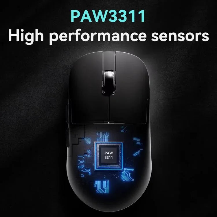 Ajazz AJ159P MC Tri-Mode Magnetische kabellose Maus Ergonomische, leichte, leise Gaming-Maus