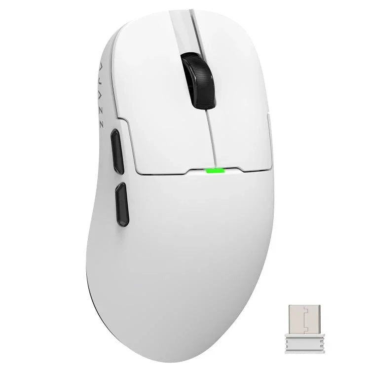 Ajazz 2.4G / Kabelgebundene Dual-Mode-Gaming-Maus PAW3395 Chip, AJ159P mit Ladestation Schwarz, AJ159P mit Ladestation Weiß, AJ159 Weiß