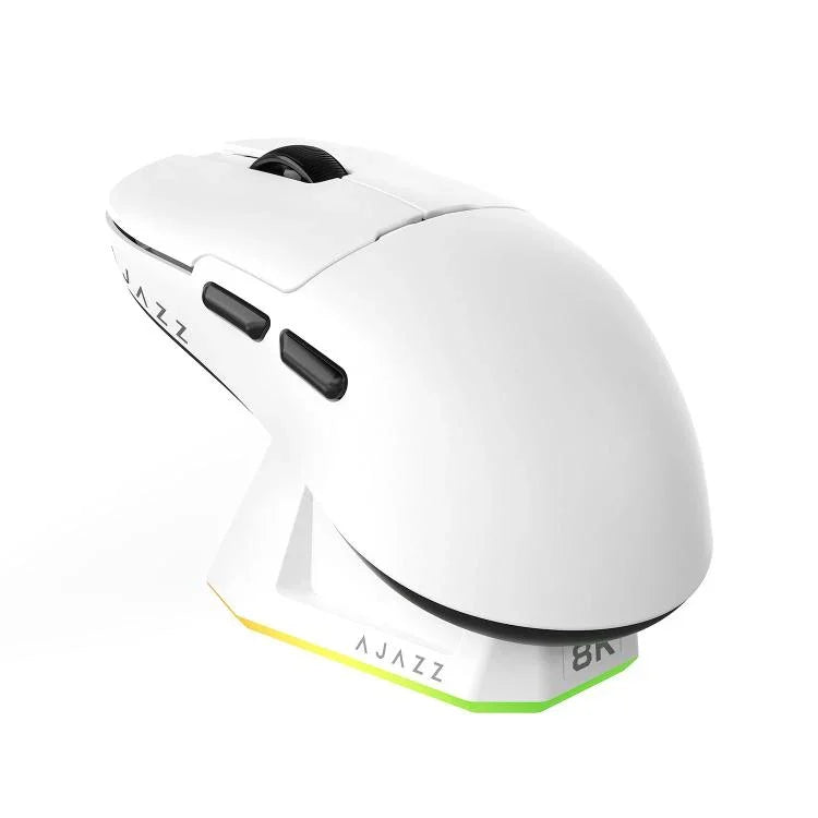 Ajazz AJ159PRO Tri-Mode Gaming-Maus mit Kabel / 2,4G / Bluetooth und magnetischer Ladestation