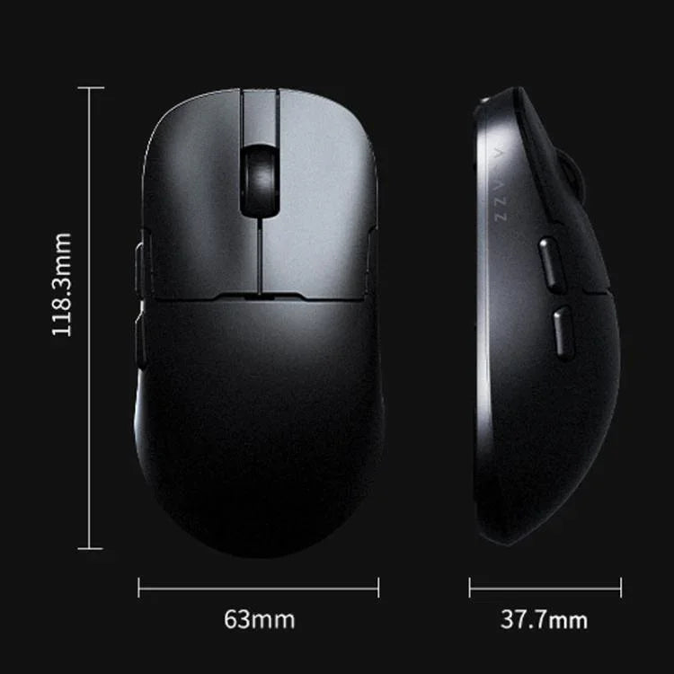Ajazz NearLink / Kabelgebundene / Bluetooth Tri-Mode Maus, AJ159 NL 400mAh PAW3311 Weiß, AJ159 NL 800mAh PAW3311 Schwarz, AJ159 NL 800mAh PAW3311 Weiß, AJ159 NL P 800mAh PAW3395 Schwarz, AJ159 NL P 800mAh PAW3395 Weiß