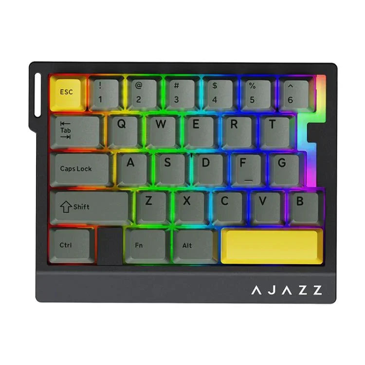 Ajazz AK029 Magnetischer Reisschalter HIFI Edition RGB-Hintergrundbeleuchtung Kabelgebundene Einhand-Gaming-Tastatur