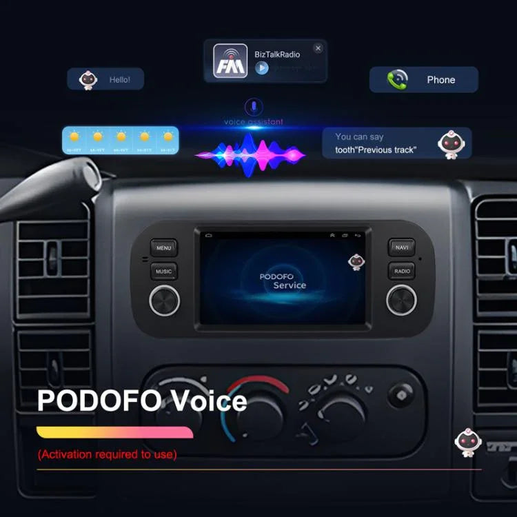 5 Zoll Querformat Android Auto Player Auto Zentralsteuerung All-in-One Einheit, Standard, Standard+12 Lichter Kamera+Mikrofon