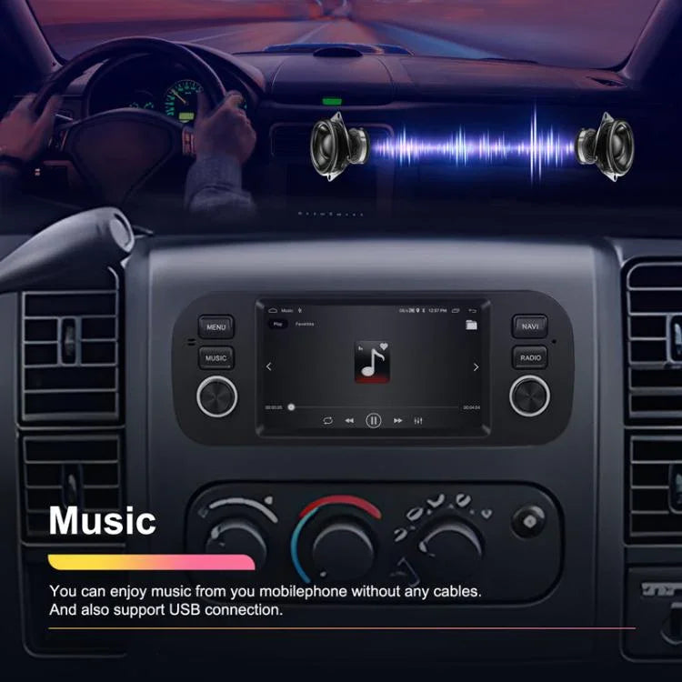 5 Zoll Querformat Android Auto Player Auto Zentralsteuerung All-in-One Einheit, Standard, Standard+12 Lichter Kamera+Mikrofon