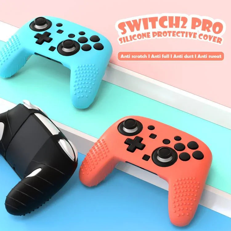 Für Switch 2 Pro Controller Soft-Touch Silikonhülle mit hautfreundlichem Griff