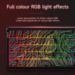 Ajazz AK680 MAX Magnetische Schaft Mechanische Kabeltastatur mit RGB-Beleuchtung, Schwarz, Weiß, Schwarz Grau Gelb, Blau Weiß Dunkelblau, Seitenbeschriftung Gradient Pink, Konturlinie Schwarz, Konturlinie Weiß