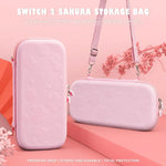 Für Nintendo Switch 2 Sakura Print Umhängetasche Tragbare Handheld Schulter-Tragetasche, Tragetasche