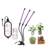 Clip-On Pflanzenwachstumslicht Vollspektrum Pflanzenlampen mit Fernbedienung, 2 Kopf, 3 Kopf, 4 Kopf