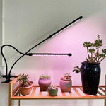 Clip-On Pflanzenwachstumslicht Vollspektrum Pflanzenlampen mit Fernbedienung, 2 Kopf, 3 Kopf, 4 Kopf