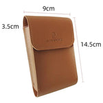 ANBERNIC RG34XX Handheld-Spielekonsole Aufbewahrungstasche Spielekonsole Lederhülle, Braun