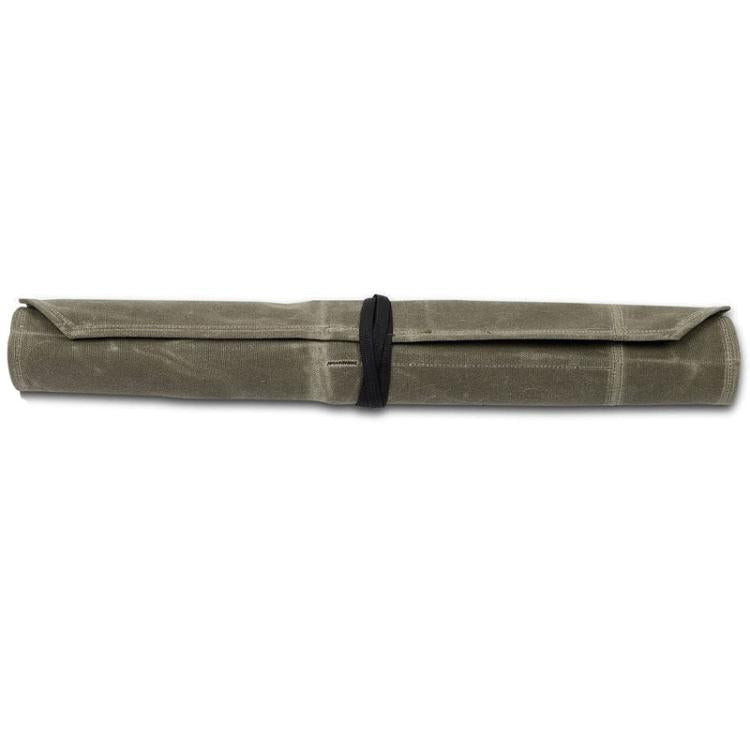 Messer-Organizer aus gewachstem Segeltuch, tragbare Picknick-Aufbewahrungstasche, 7 Fächer (Armeegrün), 7 Fächer (Khaki)