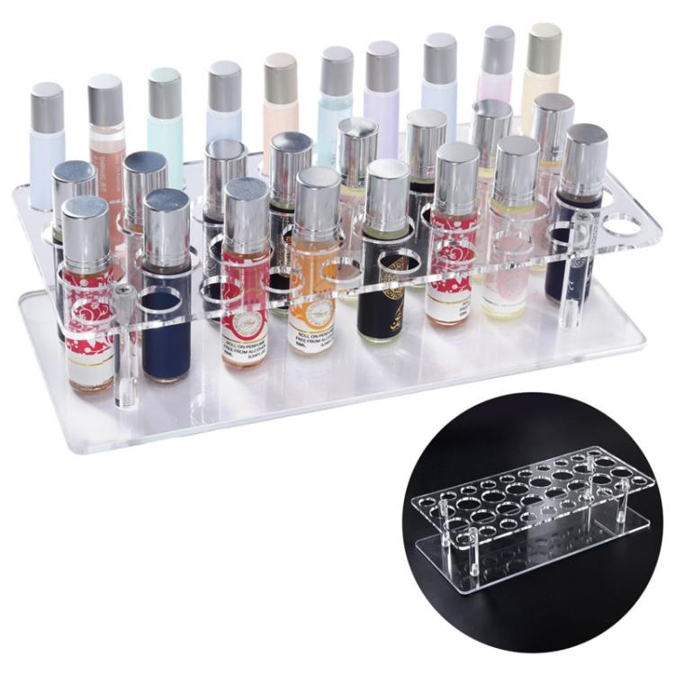 36-Loch transparenter Acryl Lippenstiftständer Parfüm Make-up Pinsel Aufbewahrungsregal, YX202