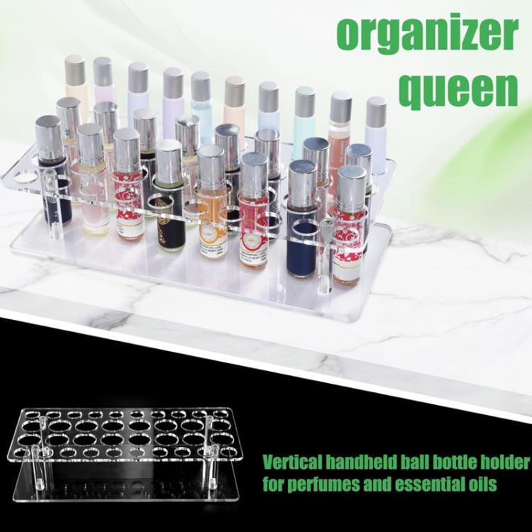 36-Loch transparenter Acryl Lippenstiftständer Parfüm Make-up Pinsel Aufbewahrungsregal, YX202