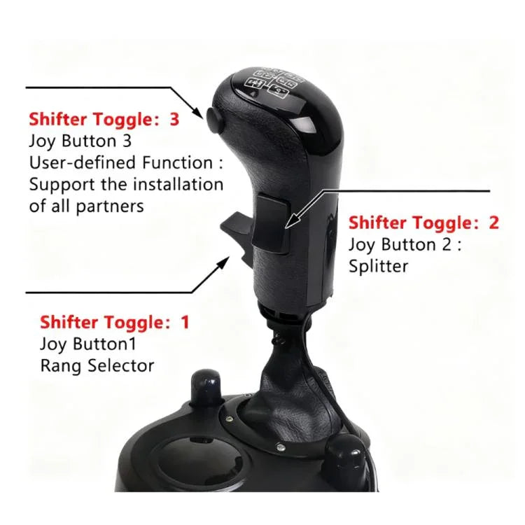 Rennspiel Joystick-Simulator-Schalthebel für Logitech G29 / G27 / G25 / G923, HB043