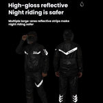 WEST BIKING Reflektierender wasserdichter leichter Fahrrad-Regenmantel für Outdoor, S, M, L, XL, XXL, XXXL, XXXXL