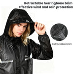 WEST BIKING Reflektierender wasserdichter leichter Fahrrad-Regenmantel für Outdoor, S, M, L, XL, XXL, XXXL, XXXXL