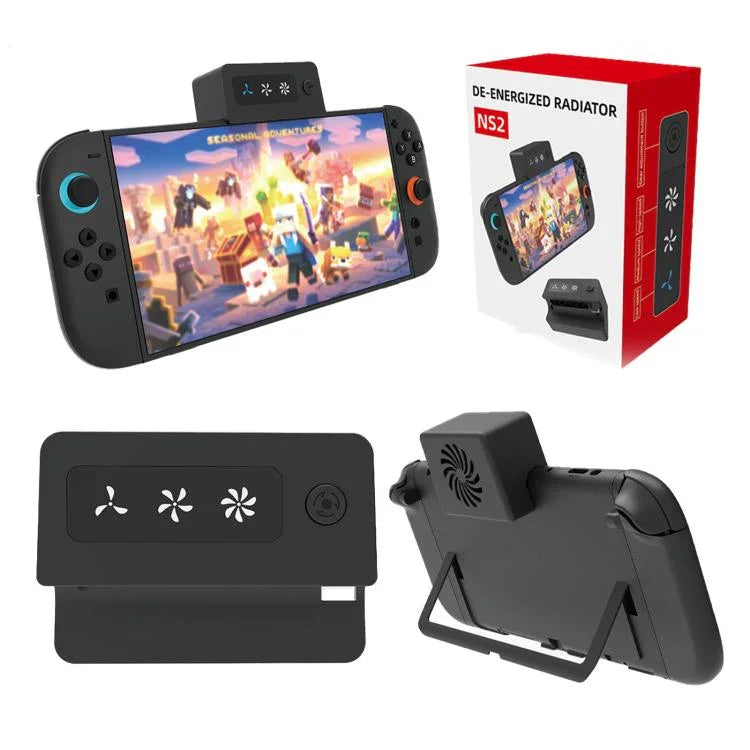 Für Nintendo Switch 2 Konsole 3-Stufen Turbo Kühlgebläse Einstellbarer Abluftkühler